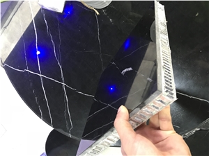 Honeycomb Composite Panel Black&White Nero Marquina Marble Tiles Slabs