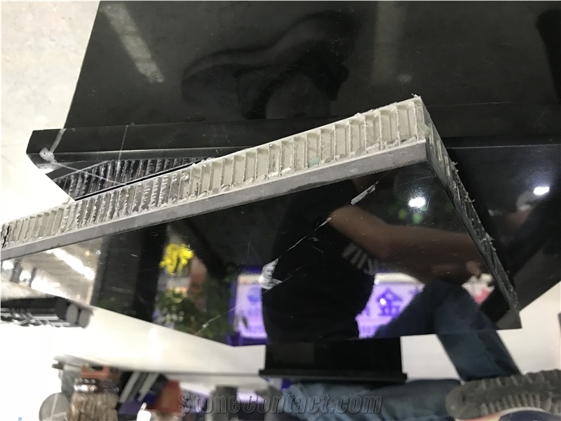 Honeycomb Composite Panel Black&White Nero Marquina Marble Tiles Slabs