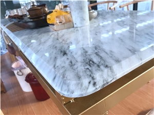 Sochi White New Carrara White Marble Bar Kitchen Tops