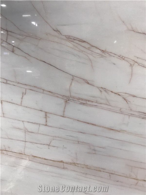 White Marble Withe Red Veins Dolomite Spider Marble Slabs,Tiles