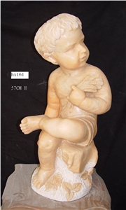 Beige Marble Statues, Human Sculpture,Handcarved,Abstract Sculpture