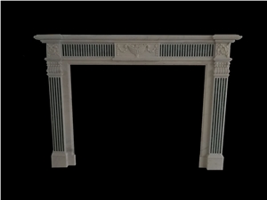 Fireplace Mantel, Dark Green Fireplace, Western Style,Handcrafted