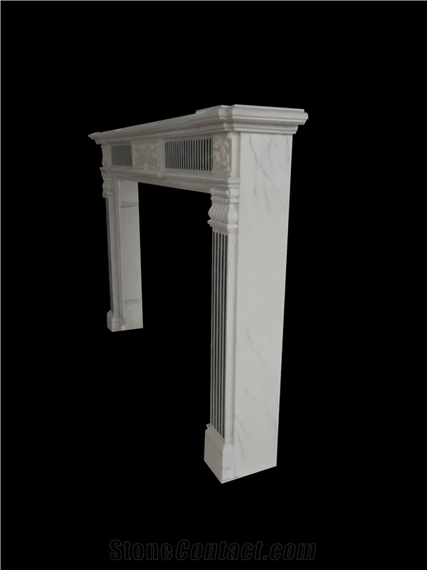 Fireplace Mantel, Dark Green Fireplace, Western Style,Handcrafted