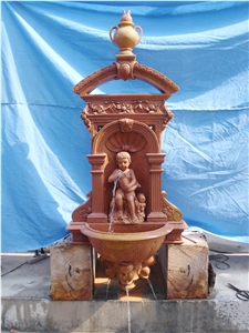 Fountain Marble Stone Waterfall Handcarved Sculpture