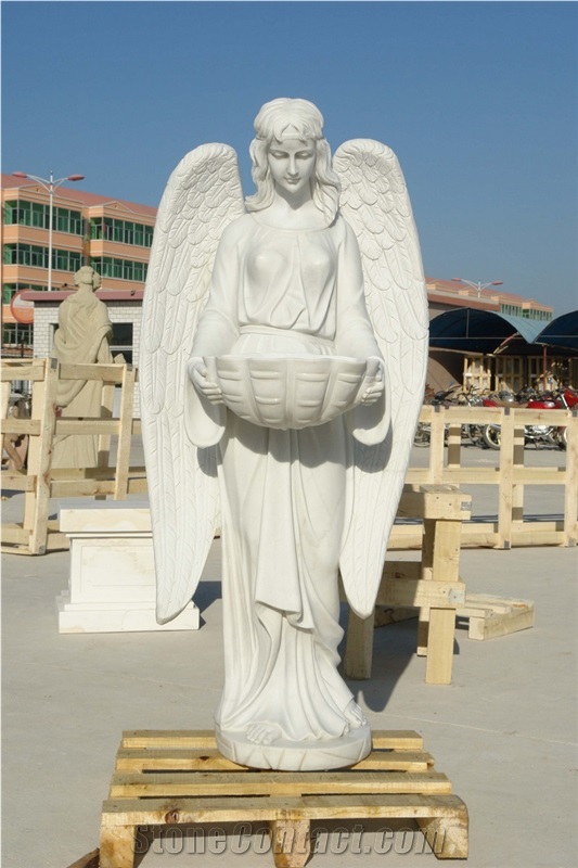Handcarved Marble Western Style Human Sculpture