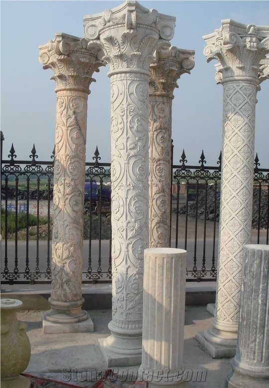Sculptured Columns/Posts/Pillars/Western Style/Roman Style