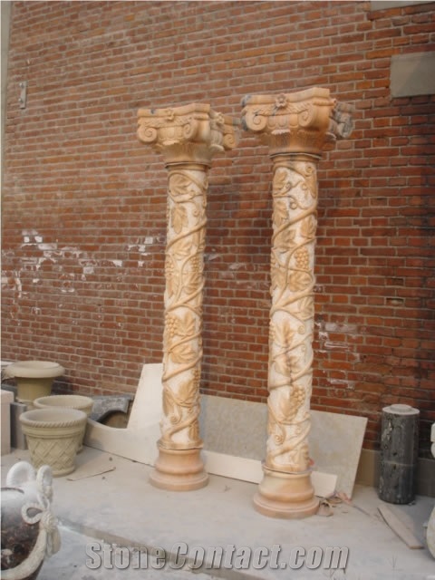 Sculptured Columns/ Western Style/Roman Style/Posts/Pillars