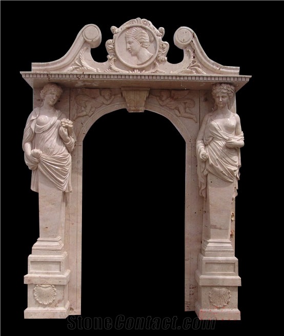 Stone Door Surround Mantel Frame Entrance Customiz
