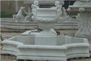 White Marble Fountains, Garden Fountains