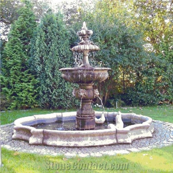 White Marble Fountains, Garden Fountains
