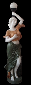 White Marble Hand Carved Human Sculptures, Western Sculptured Statues