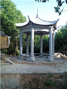 Chinese Style Granite Gazebo Pavilion Bower