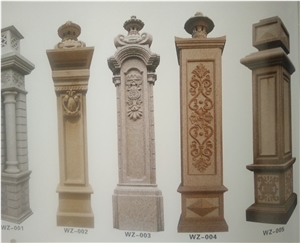Granite Building Stone Customized Gate Fence