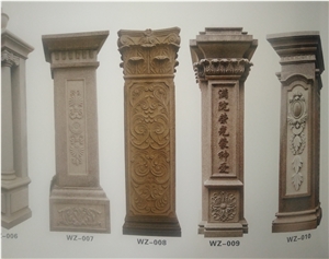 Granite Building Stone Customized Gate Fence