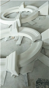 White Turkish Limetone Window Frame Surround Sill Customized