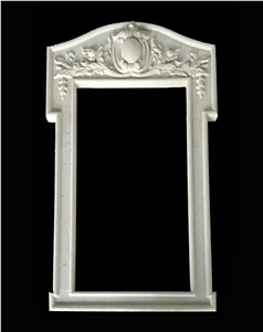 White Turkish Limetone Window Frame Surround Sill Customized