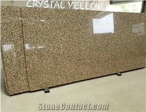Crystal Yellow Granite Slabs Crystal Yellow Granite Slabs