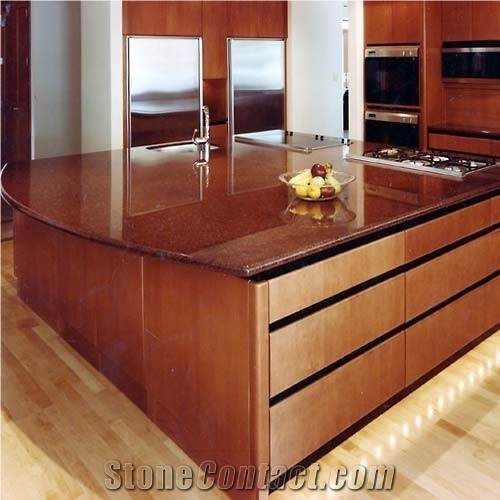 Imperial Red Granite Slabs & Tiles