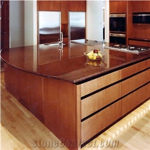Imperial Red Granite Slabs & Tiles