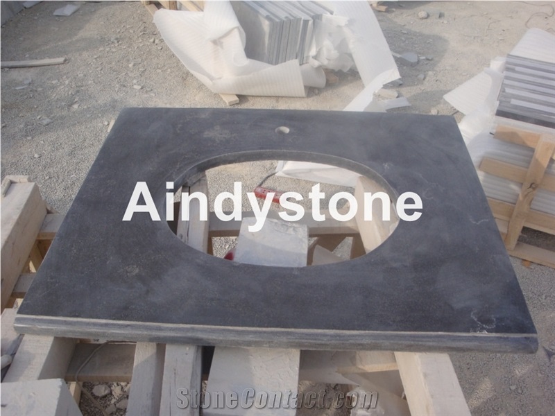 Natural Blue Limestone Countertop