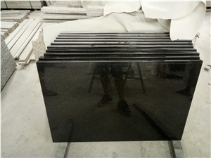 Black Galaxy Granite Slabs Granite Tiles