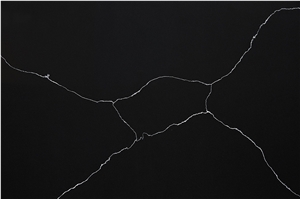 Black White Vemy Quartz Surface VM-910-1