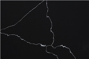 Black White Vemy Quartz Surface VM-910-1