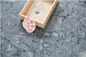 Gray Pattern Vemy Quartz Surface  VM-0607