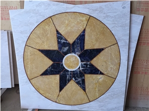 Sapphire Stone Waterjet Medallions