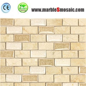 Crema Marfil Beige Marble Mosaic Sheet