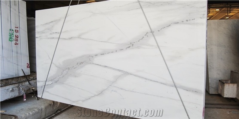 Calacatta Tucci Marble Polished Slabs