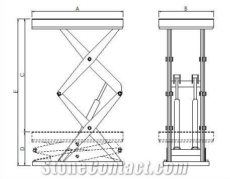 Elevator Lifting Platform Transportcar