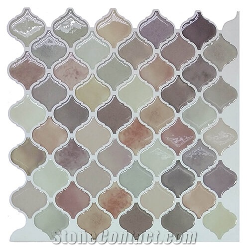Clever Mosaics Home Decor Peel and Stick Mosaic Tiles