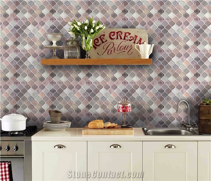 Clever Mosaics Home Decor Peel and Stick Mosaic Tiles
