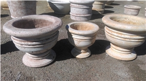 Faux Stone Planters
