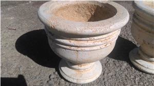 Faux Stone Planters