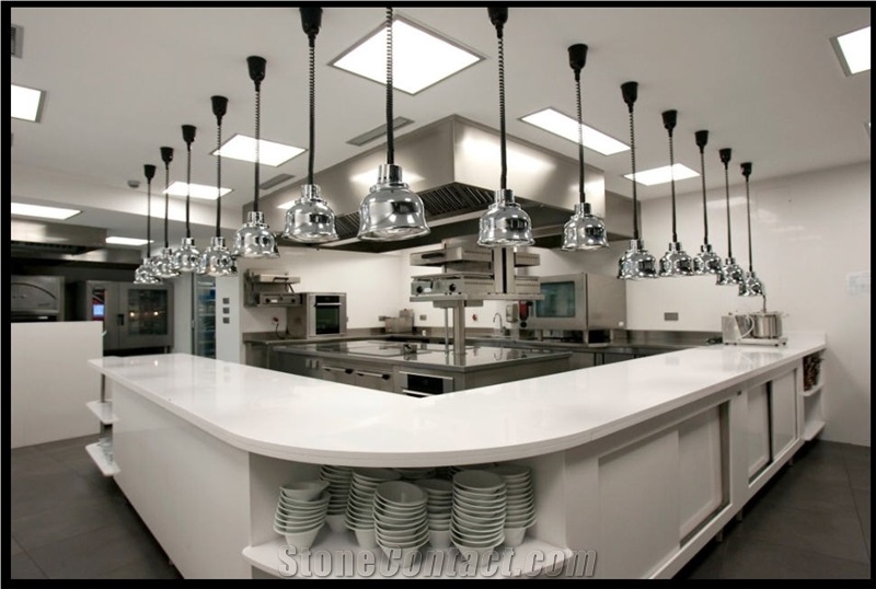 Quartz Restaurant Countertop, Commercial Bar Top