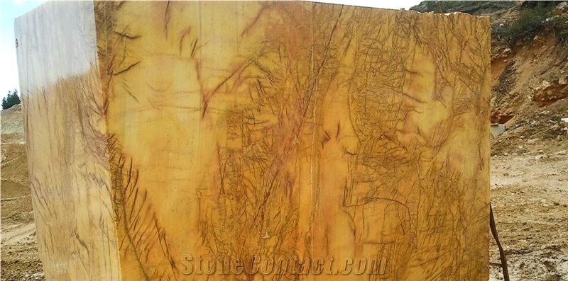 Usak Antique Gold Marble Blocks