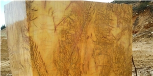 Usak Antique Gold Marble Blocks