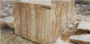 Usak Antique Gold Marble Blocks
