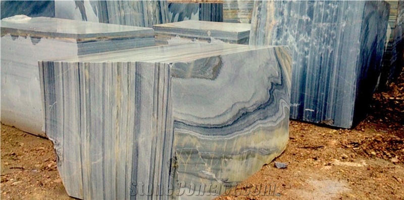 Usak Grey Marble Blocks
