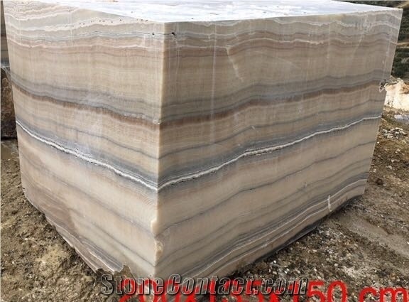 Lifora Onyx Block, Turkey Grey Onyx