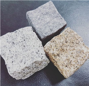 Blanco Lugo Granite Sawn Cut Cobble Stone