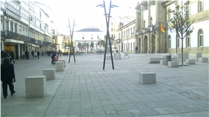 Blanco Lugo Granite Sawn Cut Cobble Stone