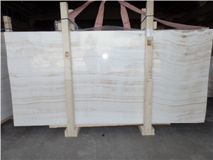 Onice Fasciato White Onyx Slabs