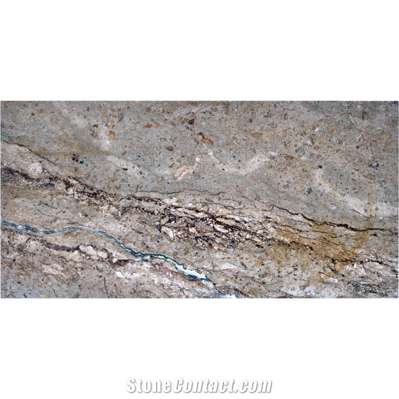 Black Walnut Travertine Brushed, Chiseled 1.2cm 8x8 Pattern
