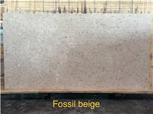 Fossil Beige Slabs, Iran Beige Marble Fossil Beige Slabs, Iran Beige Marble