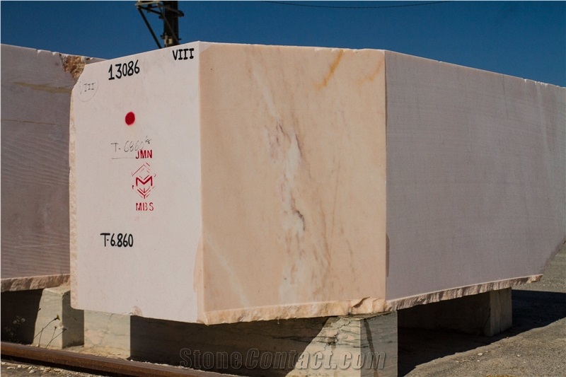 Creme Rosal- Rosa Pardais Marble Blocks