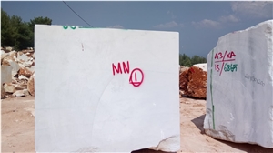 Mugla White Marble Block, Turkey White Marble