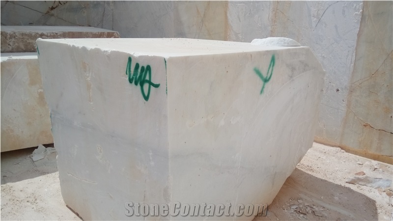Mugla White Marble Block, Turkey White Marble